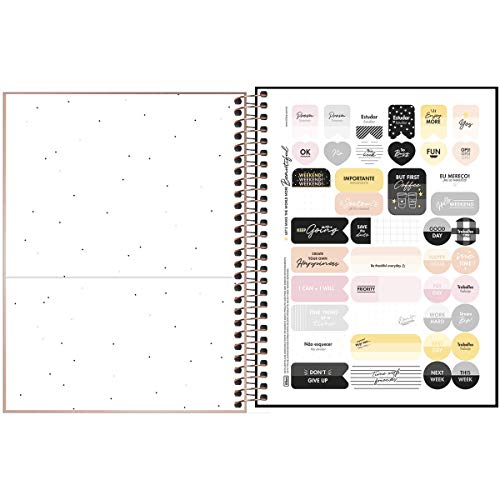 Agenda Espiral Planner West Village Metalizado M7 2021 Tilibra