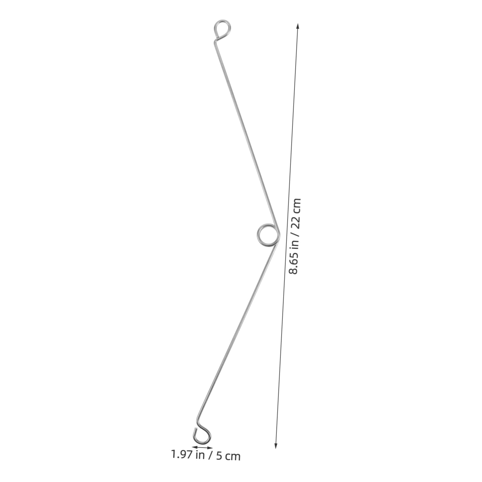 SOLUSTRE Stainless Steel Spring Clips 20 Pack Lighting Springs Tiny Residential Commercial