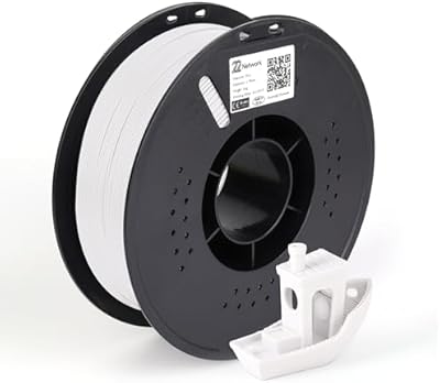 22 Network PLA 3D Printer Filament 1.75mm, 1kg Spool (2.2lbs), Dimensional Accuracy ±0.02mm, Fit Most FDM Printers (Cold White)