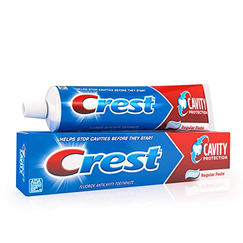 Crest Cavity Protection Toothpaste, Regular, 8.2-Ounce Tubes (Pack of 6)