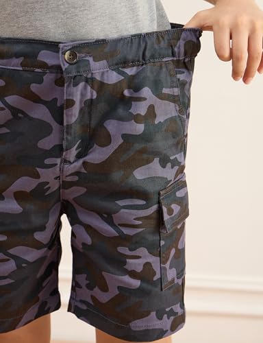 Image of Amazon Brand - Symbol Boy's Cotton Chino /Cargo Shorts | Elasticated Waistband | Age 6-14 Years