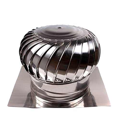 SHUDONGDEN Chimenea Giratorio Capucha,Sombrero Extractor,Sombrero Extractor Humos Acero Inoxidable Giratoriotapa De Chimenea Giratoria, Tapa De Chimenea De Ventilación,450mm/17.71in