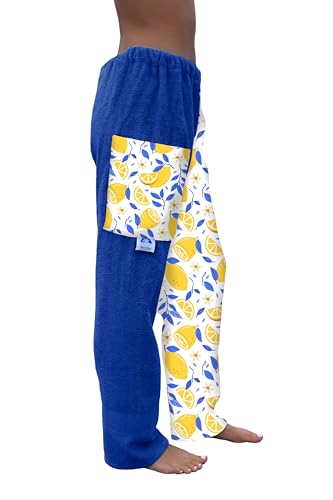 Towel Pants for Swimmers – Lemons - Cotton Terry Towel Pants – Beach Coverup – Resort Wear – Swim wear2
