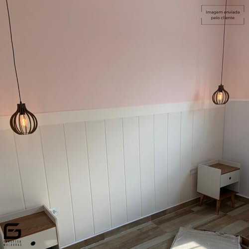 Moldura Guarnição Rodameio Eva Autocolante Marte 10cmx5mm 10 Metros (Branco)