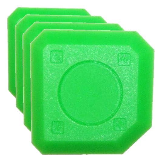 Albion Dispensing Solutions 1158-1 Caulk Slicker Squares 4 Piece Set Polyurethane (Pack of 4)