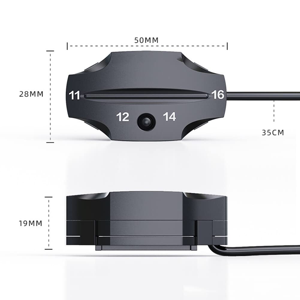 Voltmetro Elettronico per Moto, MoreChioce Indicatore di Visualizzazione Della Tensione a LED per Moto Universale Voltmetro Impermeabile Monitor di Visualizzazione Della Tensione Antiurto