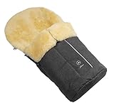 Mercedes Benz Hartan Deluxe Fußsack mit Schaffellfutter, Deep Sea