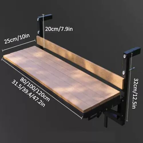 Table de bar de cuisine pliante, plateau rabattable et fixations murales stables - 3