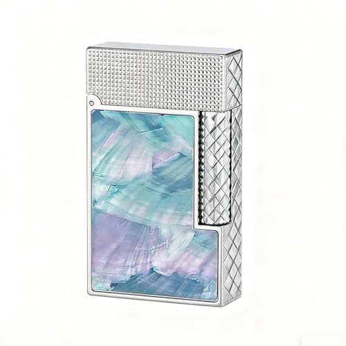 Encendedor Flip de Latón Recargable con Llama Dual