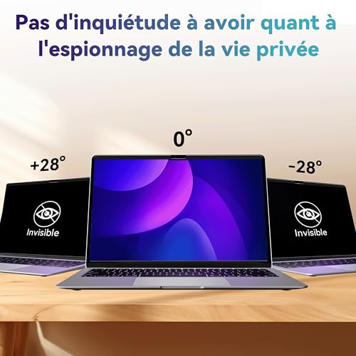 Filtre de Confidentialité MacBook Protégez Votre Écran des Regards Indiscrets 13 Pouces - 4