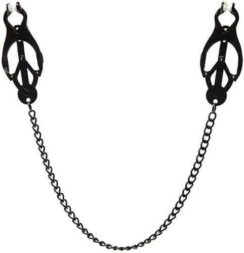 Miniatura 6 de Clip de cadena para pezón, ajustable, sin perforación, clips de cuerpo de acero inoxidable, bola ponderada, abrazaderas sexis para el cuerpo