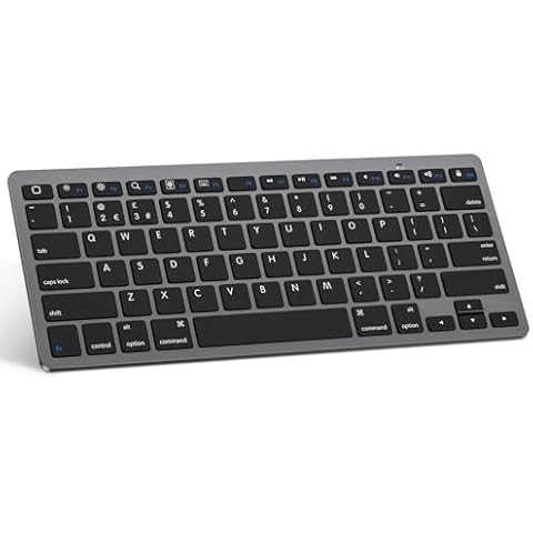 OMOTON Bluetooth Wireless Keyboard for iOS Cover