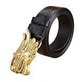 Photo Gallery tingyilan cintura con fibbia drago orientale per uomo donna jeans incisa scala di drago modello cintura cinturino in vita in vera pelle cintura regolabile più facile,nero,120cm Photo Gallery tingyilan cintura con fibbia drago orientale per uomo donna jeans incisa scala di drago modello cintura cinturino in vita in vera pelle cintura regolabile più facile,nero,120cm