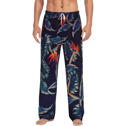 Pantalon de pyjama Hawaï fluide et doux en taille S à 5XL