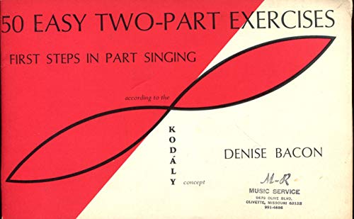 50 Easy Two-part Exercises (First Steps in Part singing)