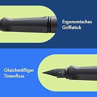 Lamy safari umbra Füller mit polierter Stahlfeder in Strichbreite B – Ansicht 3