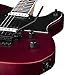 Dean Guitars Dean Nash Vegas Select Floyd Electric Guitar, Metallic Red Satin, Nv Sel F Mrs