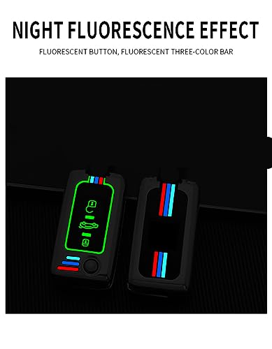 Coque de clé rétractable à 3 boutons argentés pour modèles 107 207 307