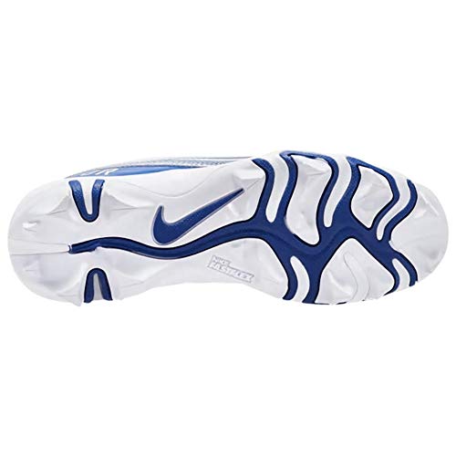 Nike Kids Vapor Shark BG Football (Toddler/Little Kid/Big Kid) White/Game Royal/White 3 Little Kid M4