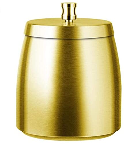 Collic Ashtray, Rostfritt Stål Askfat, Askfat Med Lock, Utomhus Askfat Inomhus Bärbara Vindtäta Cigaretter Vardagsrum Inomhus Kontor Trädgård Askfat