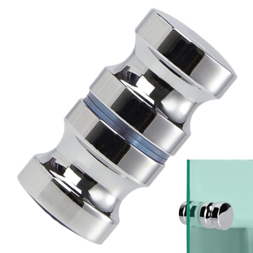 Generisch Pomello per porta doccia – Maniglia per porta in doccia – Maniglia per porta in senza pioggia Dooir Pull Knoib | rotondo Dor Pulll – Hardware – con manico