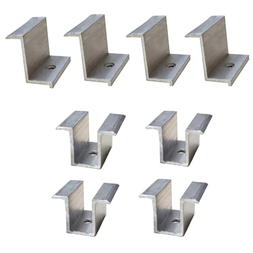 Image of Daystar Solutions Solar Panel mounting clamp 30MM for (3 Panel - 4 End Clamps and 4 Mid Clamps)