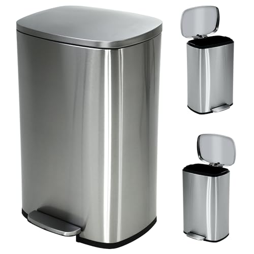 Top 10 Best Stainless Steel Garbage Can Reviews & Buying Guide Katynel