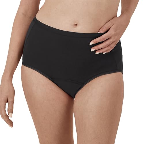 Hanes Women's Comfort, Period. Briefs, Super Leak Post-Partum & Period Underwear, 3-Pack2