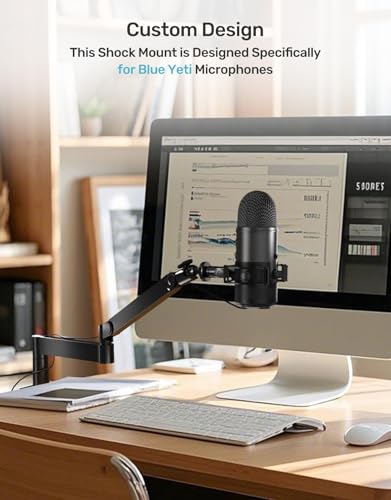 Support Antichoc Micro Blue Yeti Élimine les Bruits de Vibration - 2
