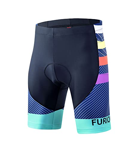 Men's Plus Size Cycling Bicycle Riding Five Pants Sports Biking Padded Sponge Cushion Breathable Quick-Drying Shorts (Black,XX-Large,Male,Adult,US,Alpha,XX-Large,Regular,Regular)