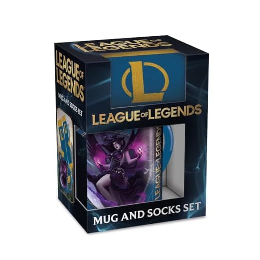 Pyramid International League of Legends 11oz Tasse und Socke Geschenk-Set – Gaming Merchandise für Spieler, Einheitsgröße