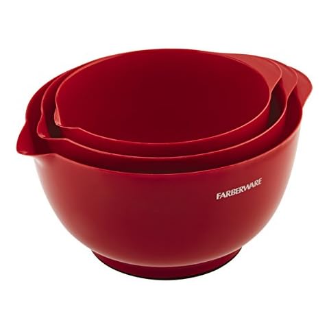 Farberware Classic Plastic Mixing Bowls, Set of 3 Cover