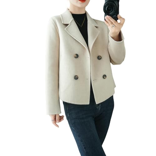 Veste courte en tweed cachemire douceur et poésie style chinois