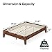 ZINUS Marissa Deluxe Wood Platform Bed Frame, No Box Spring Needed, Wood Slat Support, Easy Assembly, King