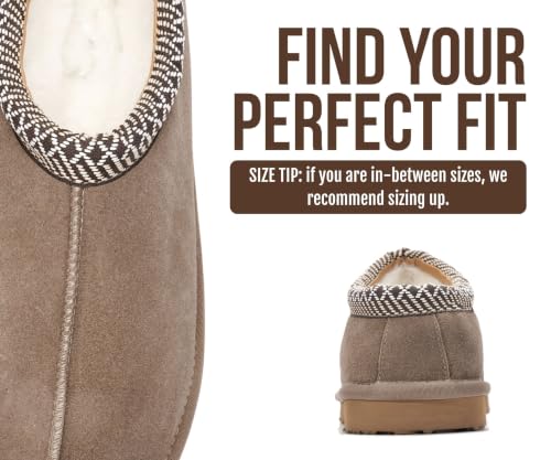 Image of Project Cloud Mens Slippers Genuine Leather Australian Shearling Slippers