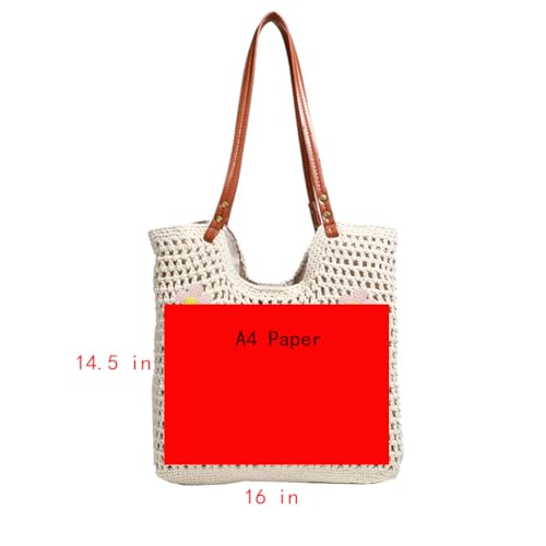 Bolso Tote de Playa Casual Vintage para Mujer miniatura 3
