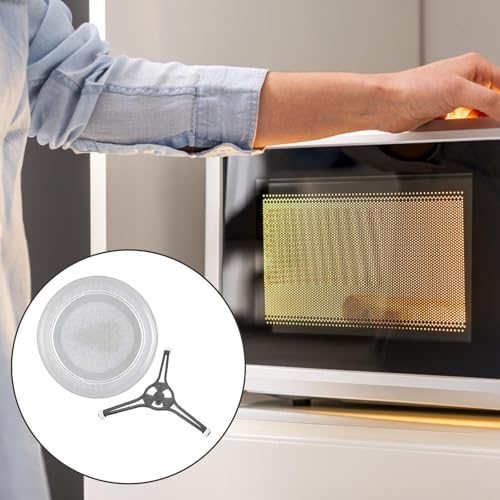 Assiette rotative en verre pour micro-ondes remplaçant plateau cassé