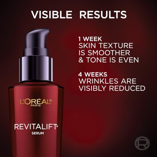 L'Oreal Paris Revitalift Triple Power Anti-Aging Concentrated Face Serum, Hyaluronic Acid and Pro-Xylane, Reduces Wrinkles 1 oz - image 4