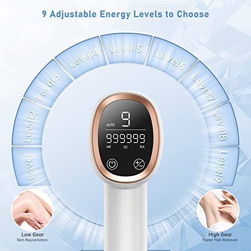 Aopvui Laser Hair Removal For Women And Men, Ipl Permanent Hair Removal 999900 Flashes Hair Remover Device For Whole Body Use #TOP5