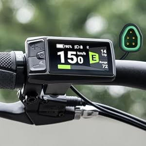 BAFANG Middenmotor Display voor M400, M500 met CAN-communicatieprotocol – Kleurscherm, Waterdicht, USB-C Oplaadbaar