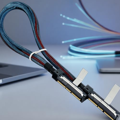 Cable PCIe 5.0 GEN 4C para servidores y expansión de almacenamiento de datos de alta velocidad 4