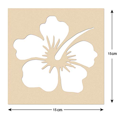 Image of Incredible Gifts India Flower with Diwali Rangoli Stencils for Floor Large Size with Six Rangoli Colors (Wood, 30cmx30cm)
