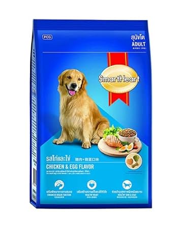 Smart Heart Adult Dog Food Dry Chicken and Egg, 3 kg