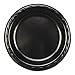 Genpak Black Laminated Plate, 7 inch Diameter - 1000 per case.