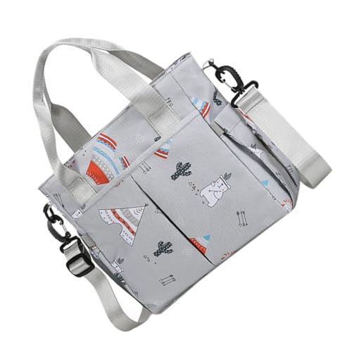 Bolsa de pañales para viaje y guardería con tela de nailon lavable
