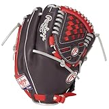 Rawlings(ローリングス)野球用 グラブ グローブ 軟式 大人用 HOH MLB COLOR SYNC GR5HMJ205FB ネイビー/スカーレット [投手用] サイズ 11.75 ※右投げ用(左手着用)