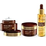 Yves Rocher RICHE CRÈME Pflege-Set, Gesichtspflege-Set für Frauen mit reifer Haut, mit Tages- & Nachtpflege und Schönheitselixier, Beauty Geschenkidee für Frauen