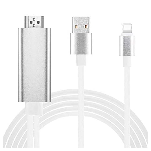 HDMI-adapter för i-Phone i-Pad, i-telefon till TV HDMI-kabel, 1080P digital AV adapter HDMI-kabel kompatibel för i-Phone 11, X, 8, 7, 6, i-Pad, Mini, Pro, Pod till HDTV, projektor, bildskärm