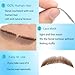 Fake Beard Human Hair Full Hand Tied Lace Fake Mustache, Realistic Makeup for Halloween or Other Funny Cosplay Costume Party Theater (Style 2-Brown)