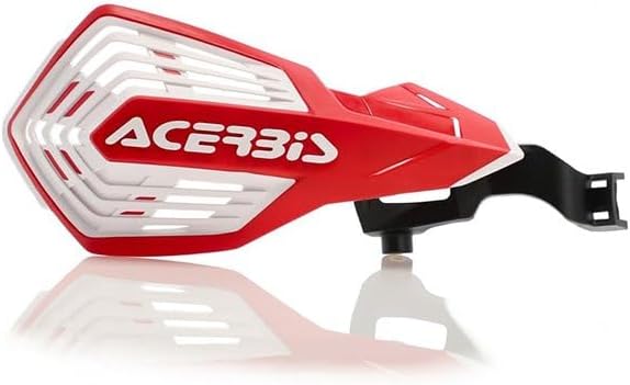 Acerbis K Future Handguards Compatible with GASGAS, Husqvarna, KTM – Red/White